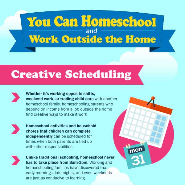 You Can Homeschool & Work Outside The Home